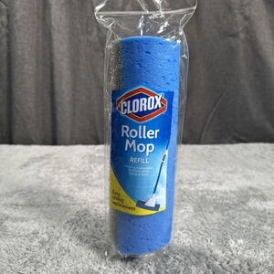 Clorox ROLLER MOP REFILL Anti-Microbial Protection Easy Slide Replacement Sponge